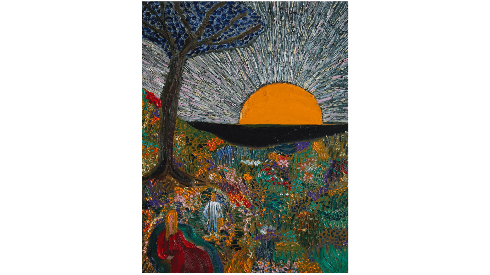 Image of "Landscape with Mother and Child" by Matthew Wong